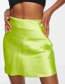 Satynowa spódnica high waist (38)