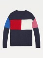 Granatowy luźny sweter (16L)