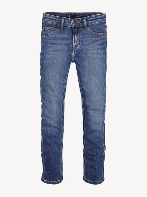 Niebieskie jeansy skinny (12M)