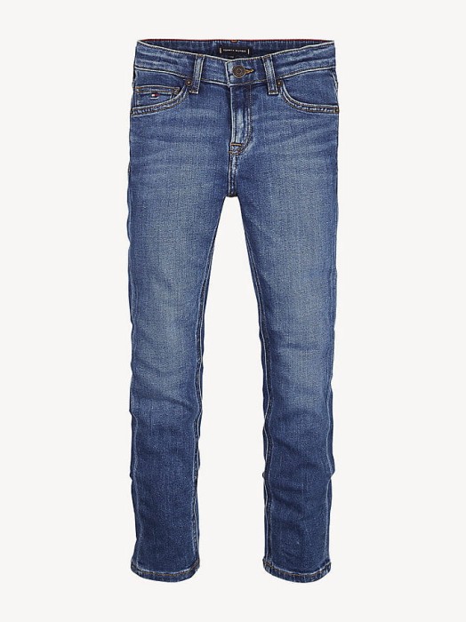 Niebieskie jeansy skinny (12M)