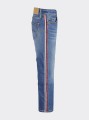 Proste jeansy lampasy (14-15L)