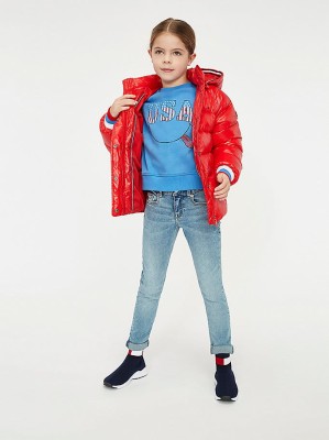 Niebieskie jeansy skinny (7L)