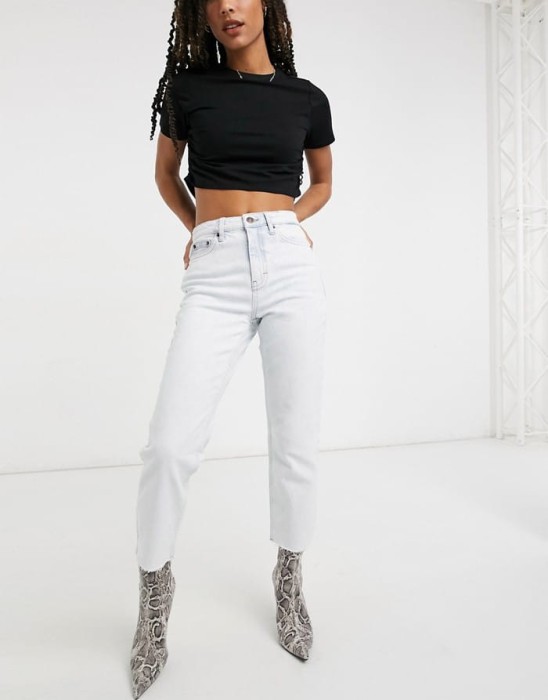 Jasnoniebieskie jeansy zamek (34)