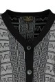 Czarno biały sweter (XL)