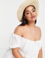 Biała sukienka off shoulder (46)