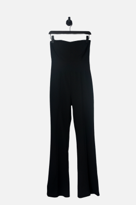 Czarny kombinezon off shoulder (36)