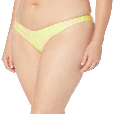 Żółte neonowe figi bikini (S)