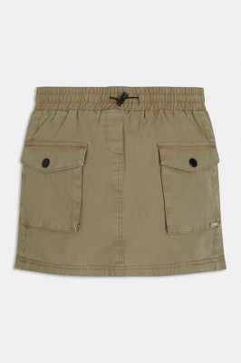Khaki spódnica kieszenie (8L)