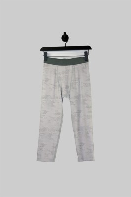 Szare legginsy 3/4 wzór (XXS)