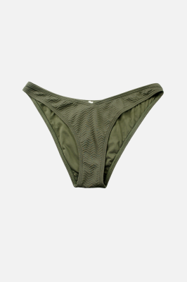 Khaki figi kąpielowe wzór (38)