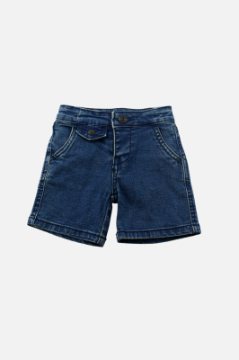 Niebieskie spodenki jeans (3-6M)