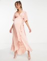 Satynowa suknia maxi (36)