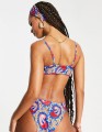 Niebieskie wzorzyste figi bikini (38)