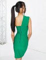 Zielona ołówkowa sukienka (36)