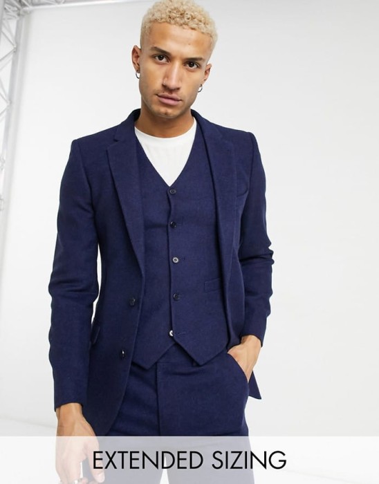 Granatowa marynarka elegancka (42)