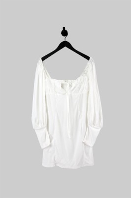 BIAŁA SUKIENKA SIATECZKA WIĄZANIE (40)