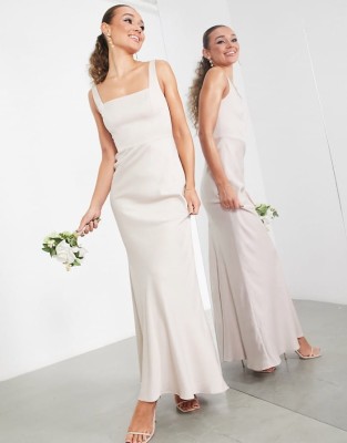 Beżowa sukienka maxi (42)