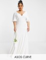 Biała suknia v neck (52)