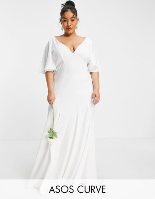 Biała suknia v neck (52)
