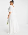 Biała suknia v neck (52)