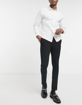 Czarne eleganckie spodnie (43)