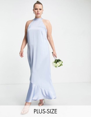 Jasnoniebieska sukienka wiązanie (48)