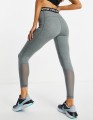 Szare legginsy high waist logo (S)