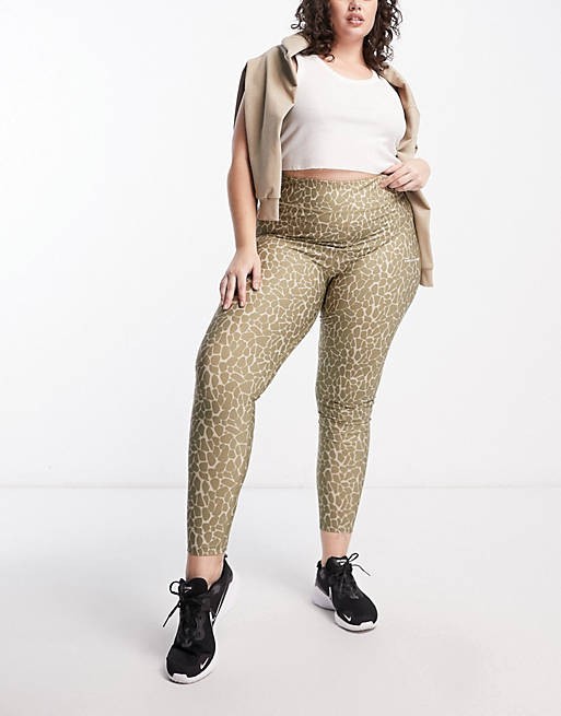 Wzorzyste legginsy logo (36)