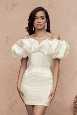 Ecru sukienka mini (34)