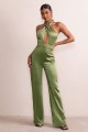 Satynowy kombinezon off shoulder (36)