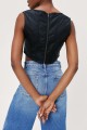 Czarny top zamek (40)