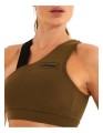 Asymetryczny top khaki (40)
