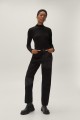Washed black Organic Patchwork Seam Detail Mom Jean.jpg
