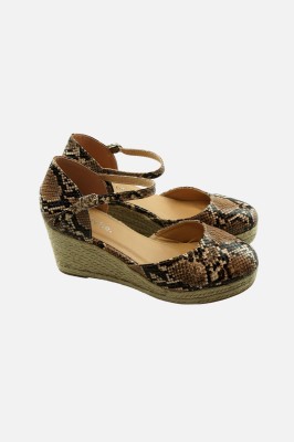 Kolorowe espadryle koturna (39)