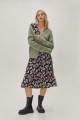 Czarna sukienka midi floral print (34)