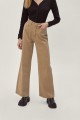 Beżowe jeansy high waist (26)