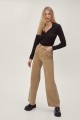 Beżowe jeansy high waist (26)