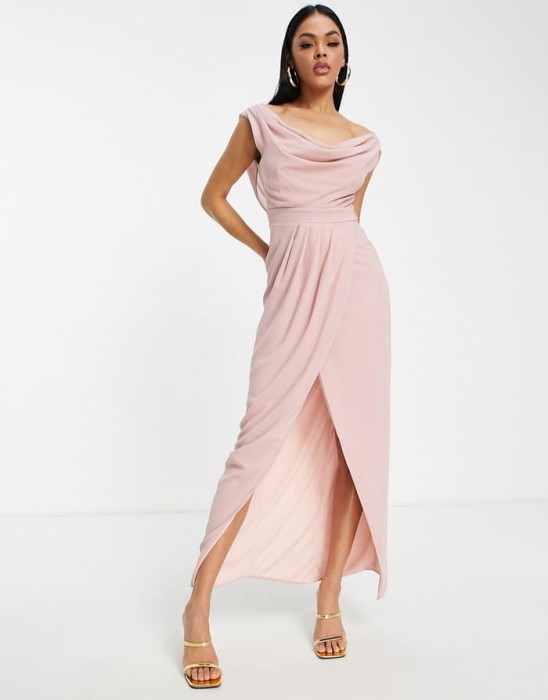 Różowa asymetryczna sukienka (34)