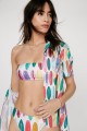 Wzorzyste bikini top figi koszula (34)