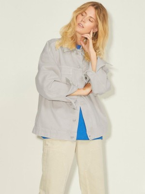 Jeansowa kurtka oversize (M)