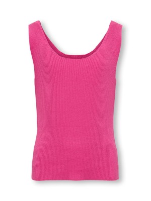 Różowy sweterkowy t-shirt (7-8L)