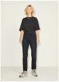 Czarne proste jeansy 7/8 (27)