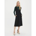 Czarna sukienka v neck (S)