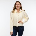 Ecru sweter guziki (M)