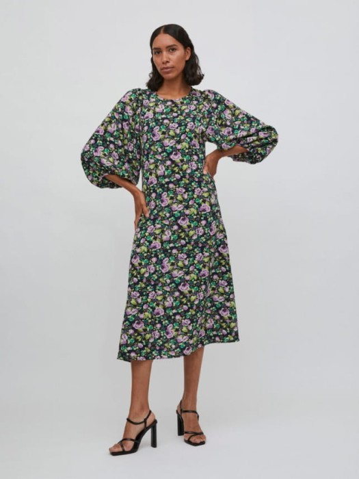 Kolorowa sukienka floral print (36)