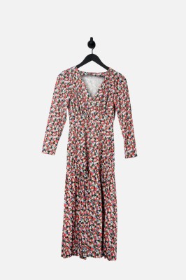 Kolorowa sukienka floral print (36)