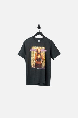 Szary melanżowy t-shirt (M)