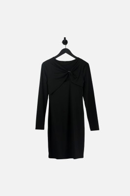 Czarna sukienka cut out (M)