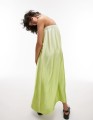 Satynowa sukienka off shoulder (38)