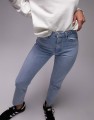 Niebieskie proste jeansy (33)
